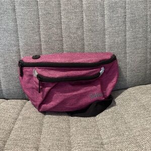 Purple Fanny Pack with Black Accents